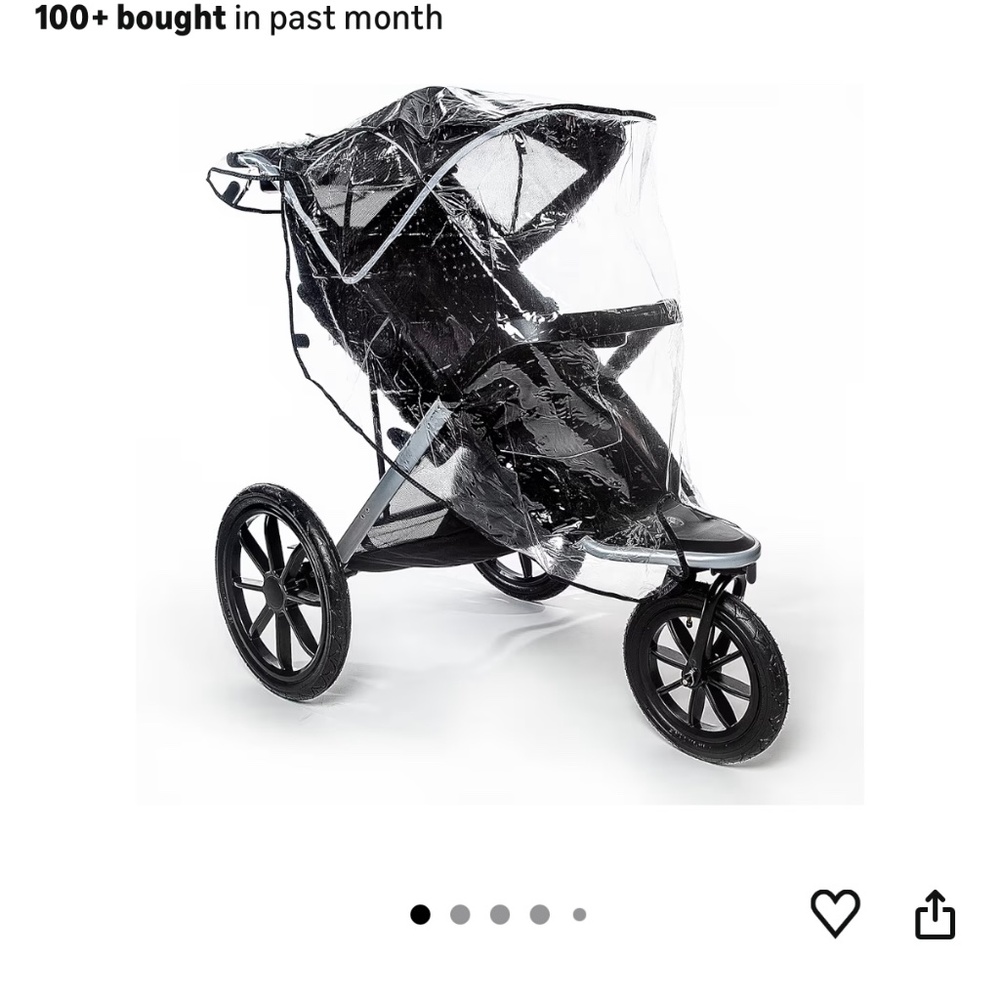 GRACO Universal Jogging Stroller Rain Cover **COVER ONLY**